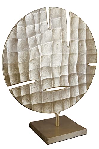 GILDE Deko Design Skulptur XL - rundes Dekoobjekt aus Aluminium - Fabe: helles Gold - Höhe 38 cm GILDE Deko Design Skulptur XL - rundes Dekoobjekt aus Aluminium - Fabe: helles Gold - Höhe 38 cm von GILDE
