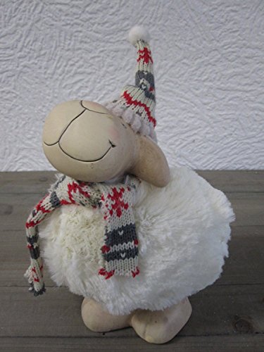 GILDE Deko Schaf Oslo aus Keramik Weihnachten GILDE Deko Schaf Oslo aus Keramik Weihnachten von GILDE
