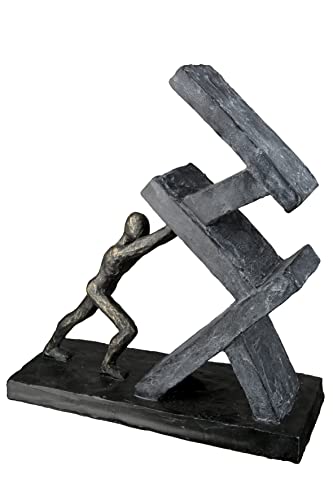 Casablanca modernes Design GILDE Deko Skulptur Figur - Sütze - Holding Kunstharz anthrazitfarben, bronzefarben 37352 - Höhe 23,5 cm Casablanca modernes Design GILDE Deko Skulptur Figur - Sütze - Holding Kunstharz anthrazitfarben, bronzefarben 37352 - Höhe 23,5 cm von Casablanca modernes Design