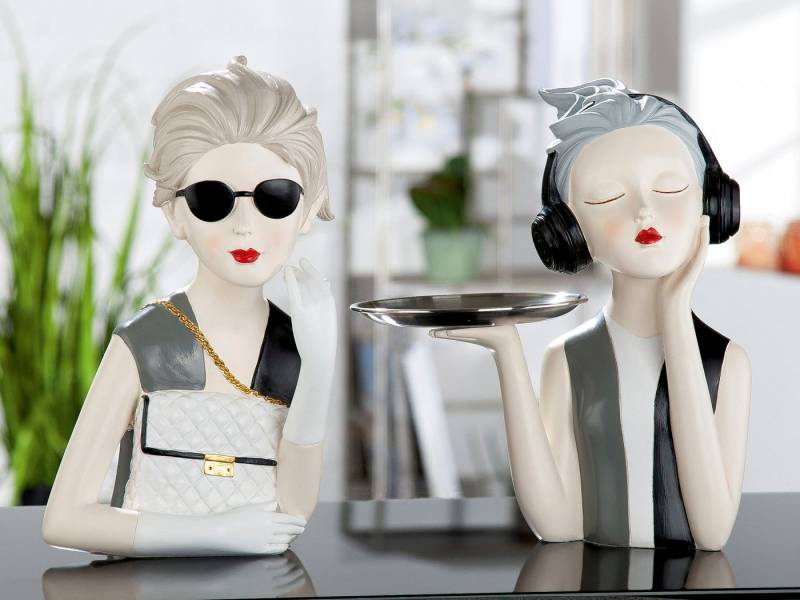 GILDE Dekofigur Figur Lady mit Handtasche (1 St) von GILDE