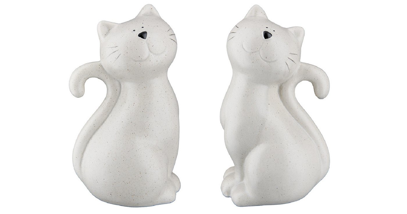 GILDE Dekofigur Gilde, Figuren-Set Kasimir, 2Stück 12cm in grau GILDE Dekofigur Gilde, Figuren-Set Kasimir, 2Stück 12cm in grau von GILDE