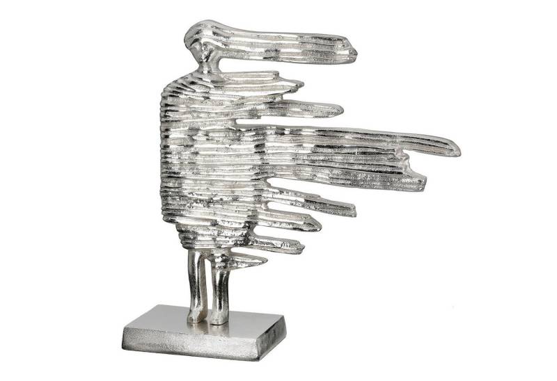 GILDE Dekofigur Skulptur Verwehung silberfarben H. 38 cm (1 St) von GILDE