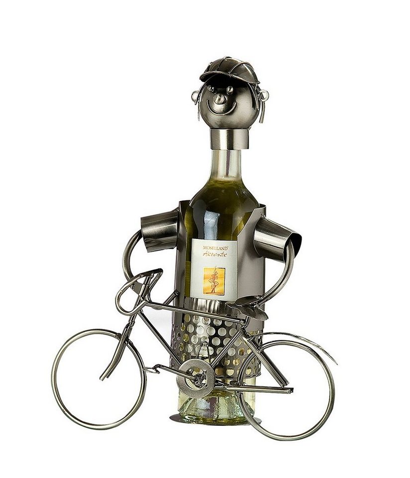 GILDE Dekofigur Vernick Flaschenhalter Fahrrad (BxHxL) 28 cm x 28 von GILDE