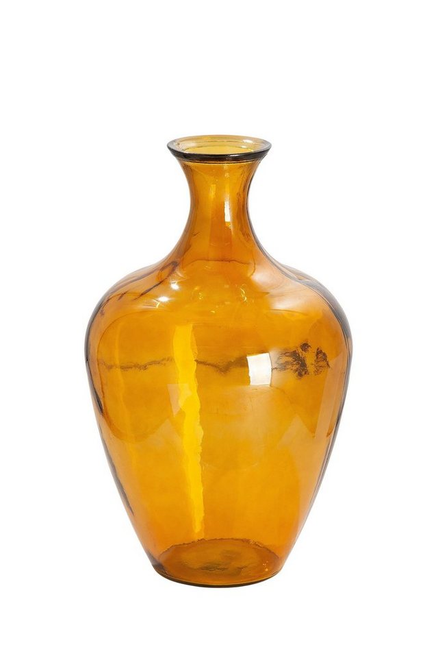 GILDE Dekovase GILDE Vase Arturo - gelb - H. 100cm x D. 30cm von GILDE