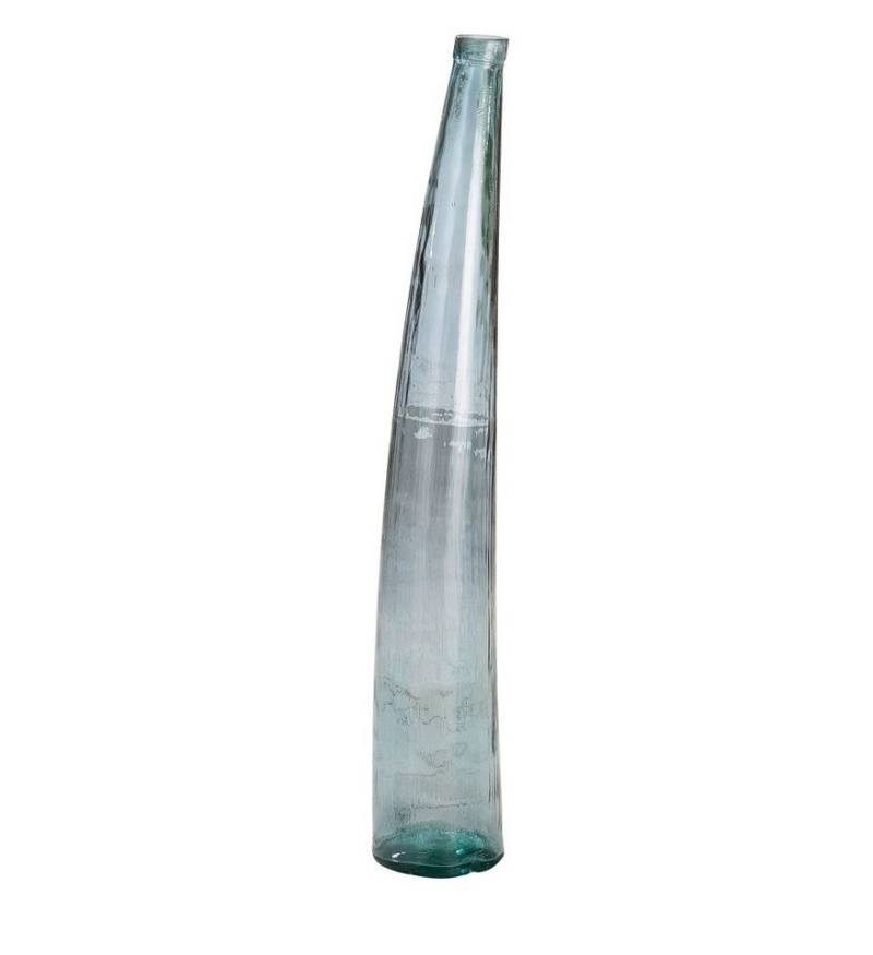 GILDE Dekovase Vase - blau - Glas - H. 120cm D.20cm - Deko - Blumenvase (1 Stück), Elegante Glasvase - Blumenvase für stilvolle Tischdeko und Vasen-Deko von GILDE