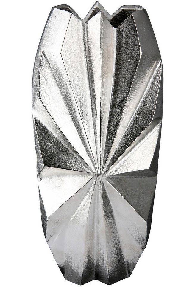 GILDE Dekovase Vase Rayons, aus Aluminium (1 St), mit Filzgleitern von GILDE
