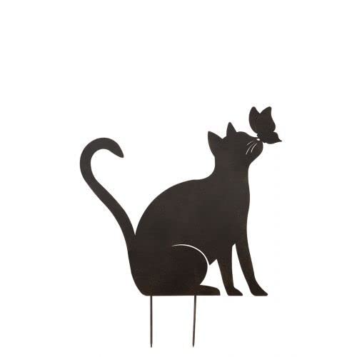 GILDE Gartenstecker Katze mit Schmetterling GILDE Gartenstecker Katze mit Schmetterling von GILDE