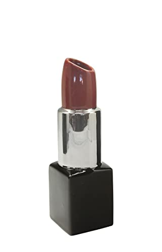 GILDE Keramik Vase Lippenstift „Milano“ in rot, Höhe 20cm von GILDE