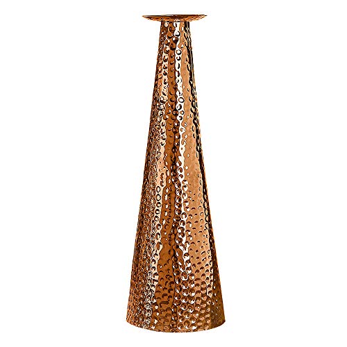 GILDE Kerzenhalter 'Hammerschlag', 48 cm, Kupfer von GILDE