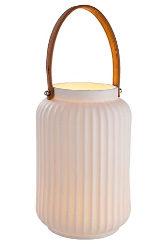 GILDE LED Laterne Vorhang - Lampe - für 2 x AA Batterien - Deko Wohnzimmer - Höhe 20 cm von GILDE