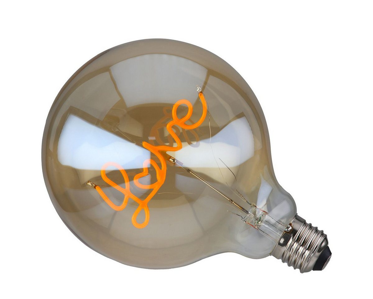 GILDE LED-Leuchtmittel LED Deko Leuchtmittel Love Schriftzug Glaslampe E27 Orange, 1 St. GILDE LED-Leuchtmittel LED Deko Leuchtmittel Love Schriftzug Glaslampe E27 Orange, 1 St. von GILDE
