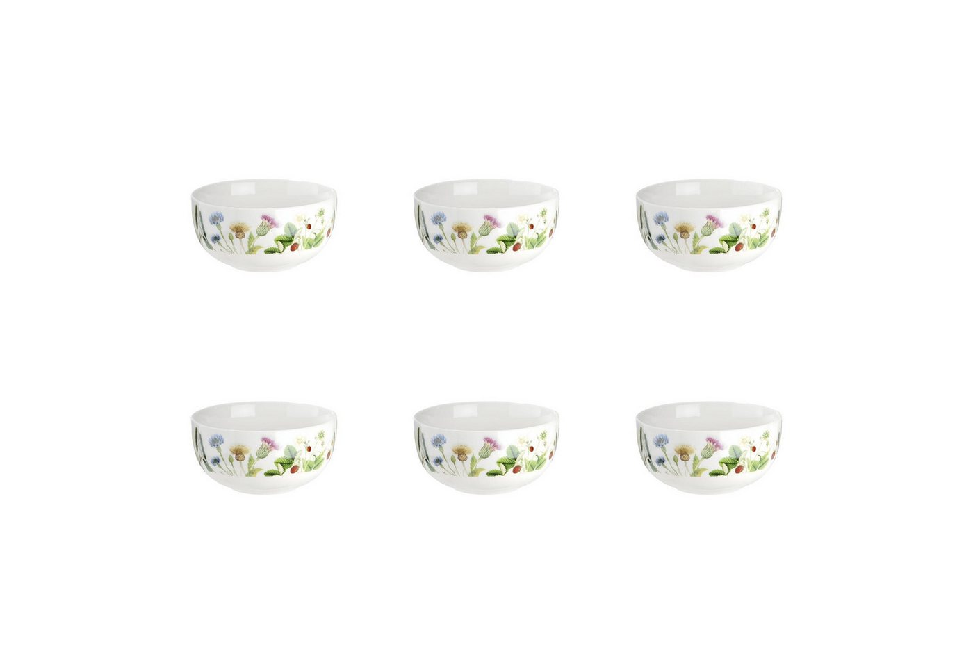 GILDE Müslischale 6 x Müslischale / Salatschale Wild Flowers GILDE Müslischale 6 x Müslischale / Salatschale Wild Flowers von GILDE