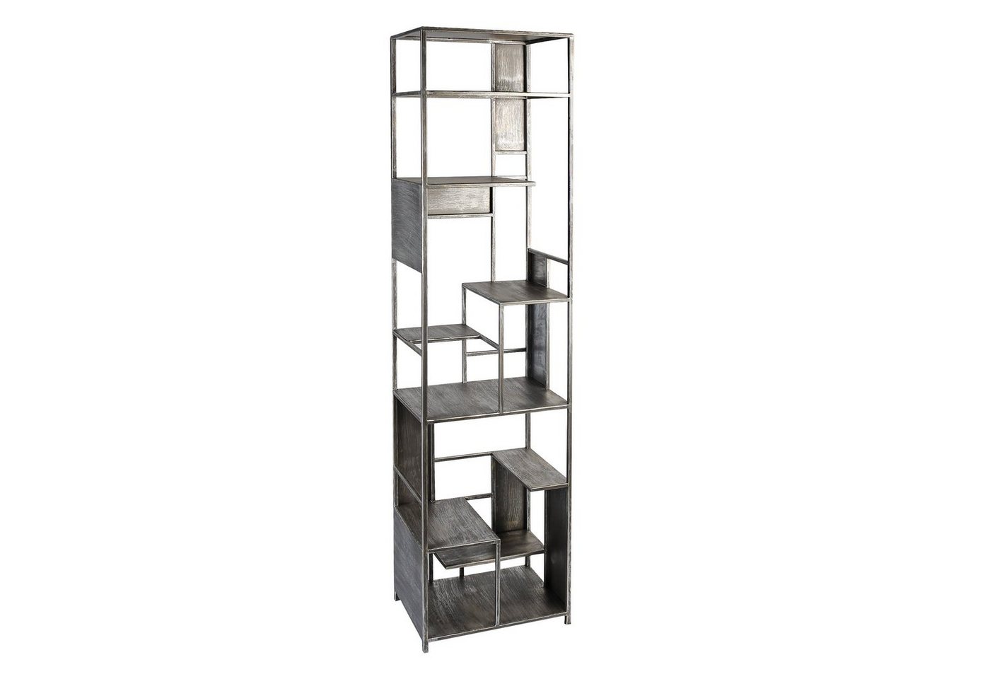 GILDE Regal GILDE Regal Level - silber - H. 200cm x B. 50cm von GILDE