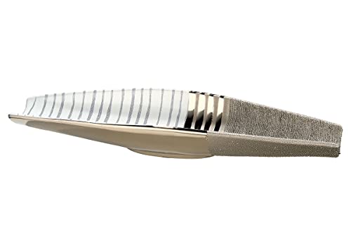 GILDE Schale Lavena Silber/weiß/hellgrau H: 5 cm B: 35 cm T: 11cm 47250 von GILDE