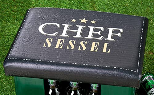 GILDE Sitzkissen Sitz Polster Wasser Bier Kasten Aufsatz universell Chef Sessel Kunststoff von GILDE