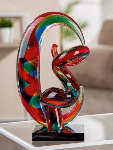 GILDE Skulptur Palmeira aus Glas, Mehrfarbig, glänzende Oberfläche, 28 cm hoch, 17 cm breit, 15 cm tief GILDE Skulptur Palmeira aus Glas, Mehrfarbig, glänzende Oberfläche, 28 cm hoch, 17 cm breit, 15 cm tief von GILDE