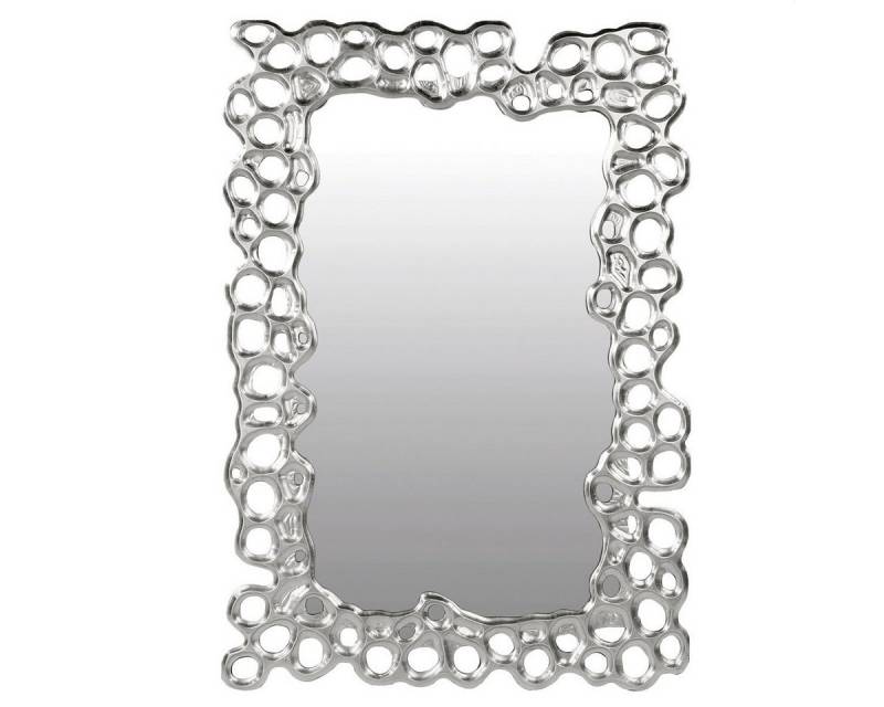 GILDE Dekospiegel GILDE Spiegel Bubble - silber - H. 100cm x B. 70cm (1 Stück) von GILDE