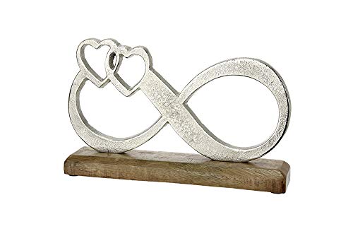 GILDE Symbol Unendlichkeit Herz - Hochzeitsgeschenk - Geschenk Frauen - B 25 cm von GILDE