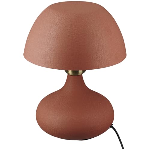 GILDE Tischleuchte Avanti - Eisen - rostbraun - krakelierte Oberfläche - Höhe 24cm x Ø 18cm - nur für LED Glühbirnen von GILDE