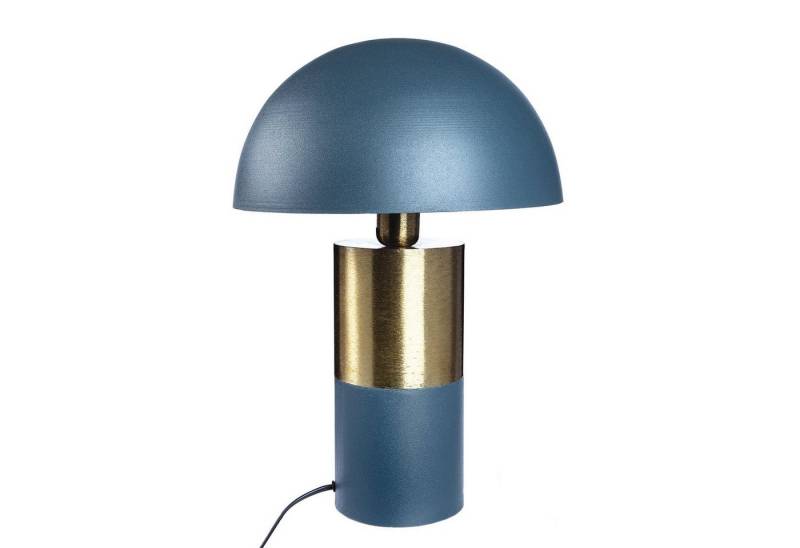 GILDE Tischleuchte GILDE Tischlampe Mushroom - gold-petrol - H. 45cm x D. 31cm von GILDE