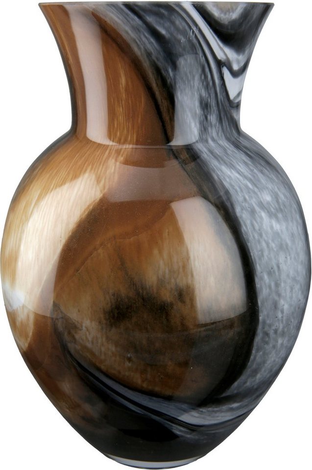 GILDE Tischvase Draga, Höhe ca. 26 cm (1 St), dekorative Vase aus Glas, Blumenvase von GILDE
