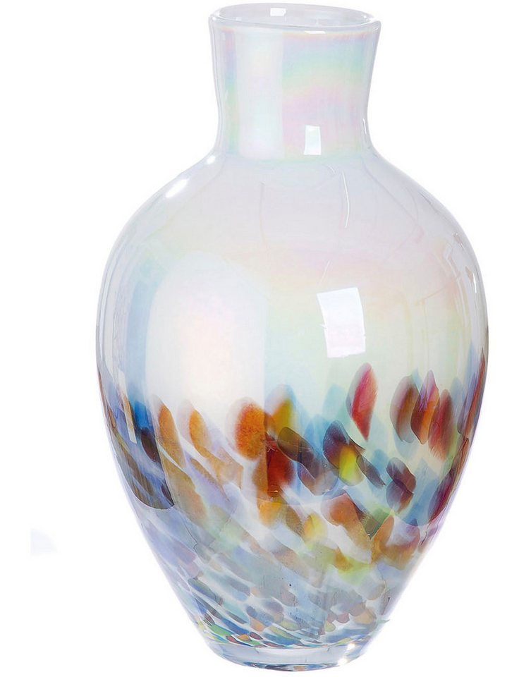 GILDE Tischvase Vase Arco" Höhe ca. 25,5 cm (1 St), Europäische Handarbeit, aus durchgefärbtem Glas" von GILDE