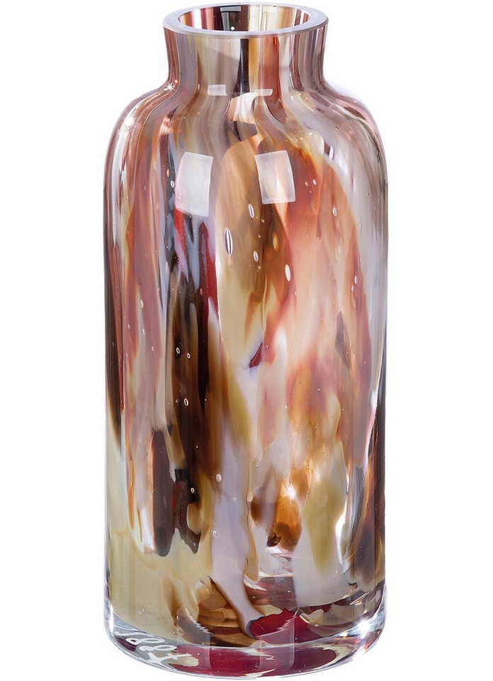 GILDE Tischvase Vase Roslin Höhe ca. 22 cm (1 St), Europäische Handarbeit, aus durchgefärbtem Glas von GILDE