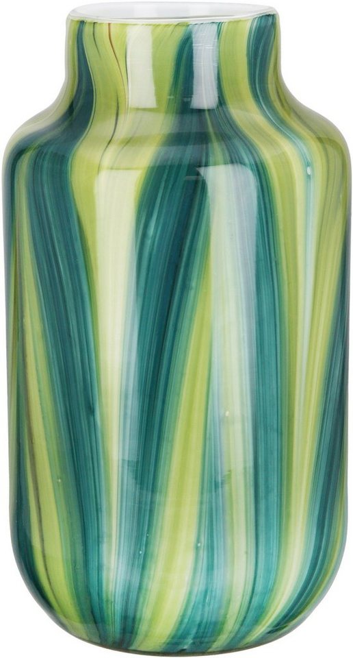 GILDE Tischvase Verdo, Höhe ca. 30 cm (1 St), dekorative Vase aus Glas, Blumenvase von GILDE