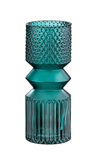 GILDE Vase Pintu Glas grün 40491, Höhe 25 cm von GILDE