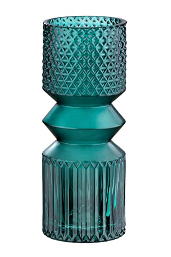 GILDE Vase Pintu Glas grün 40492 von GILDE