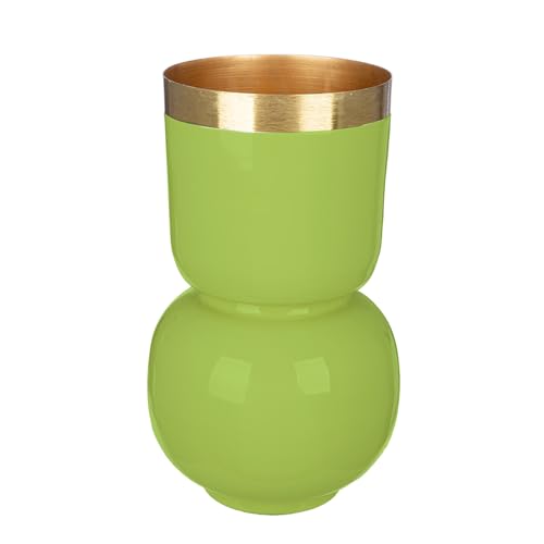 GILDE Vase Roro - Metall - grün glänzend - Höhe 31cm x Ø 18cm - Blumenvase GILDE Vase Roro - Metall - grün glänzend - Höhe 31cm x Ø 18cm - Blumenvase von GILDE