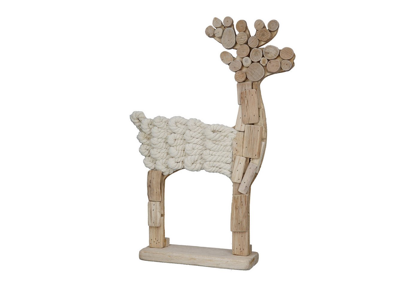GILDE Weihnachtsfigur Corda, Standrelief Hirsch, Holz naturfarben GILDE Weihnachtsfigur Corda, Standrelief Hirsch, Holz naturfarben von GILDE
