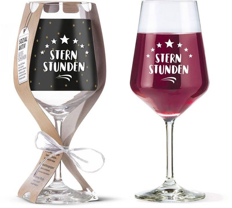 GILDE Weinglas Gilde Handwerk Weinglas Sternstunden 2er Set, Glas GILDE Weinglas Gilde Handwerk Weinglas Sternstunden 2er Set, Glas von GILDE
