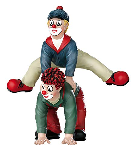 Gildeclown kleine Dekofigur und Sammlerstück der Bocksprug im hochwertige Geschenkkarton - Dekofigur Accessoire Dekoration Geschenk - handgefertigt - Höhe 15 cm von GILDE