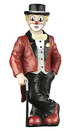 Gildeclown kleine Deko Figur Sammlerstück der Pfiffikus - im hochwertigen Geschenkkarton - Dekofigur Accessoire Dekoration Geschenk - handgefertigt - Höhe 15 cm von GILDE