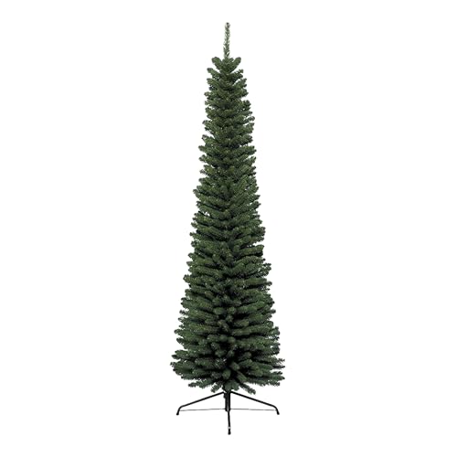 Künstlicher Weihnachtsbaum mit Ständer H.210cm - grün Christbaum wiederverwendbar Tannenbaum einfach aufzubauen - Baum Weihnachten (H. 210cm - D.60cm) von GILDE