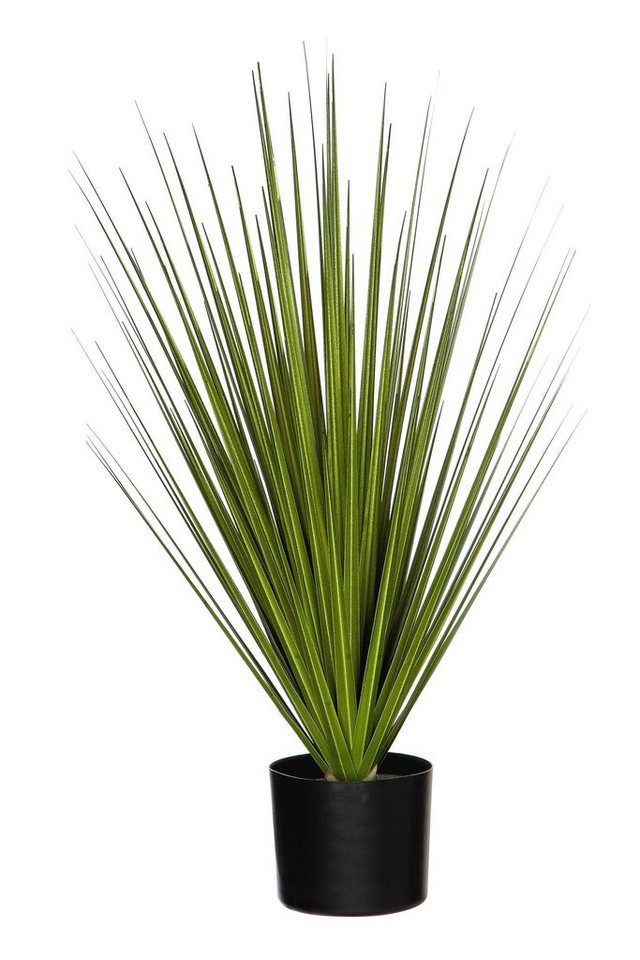 Kunstpflanze GILDE Deko Gras - grün - H. 80cm x D. 50cm, GILDE von GILDE