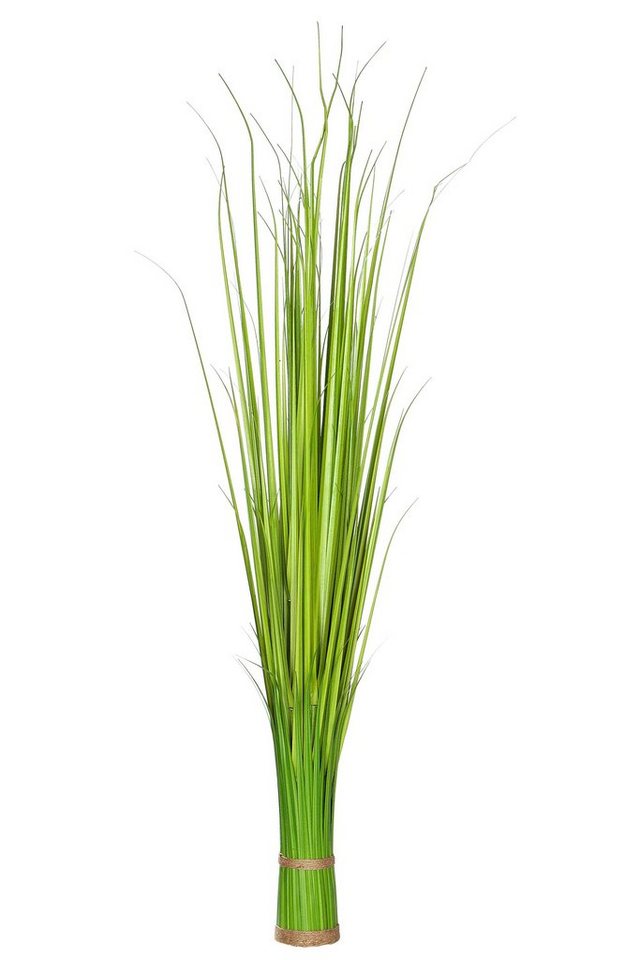 Kunstpflanze GILDE Deko Grasbusch - grün - H. 150cm x D. 40cm, GILDE von GILDE