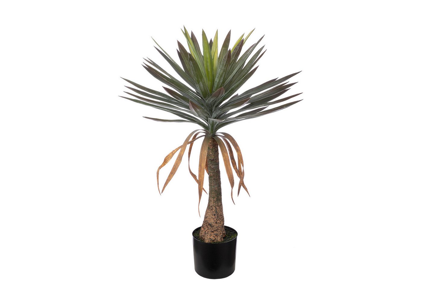 Kunstpflanze GILDE Kunstpflanze Yucca Palme - grün - H. 88cm x D. 70cm, GILDE von GILDE