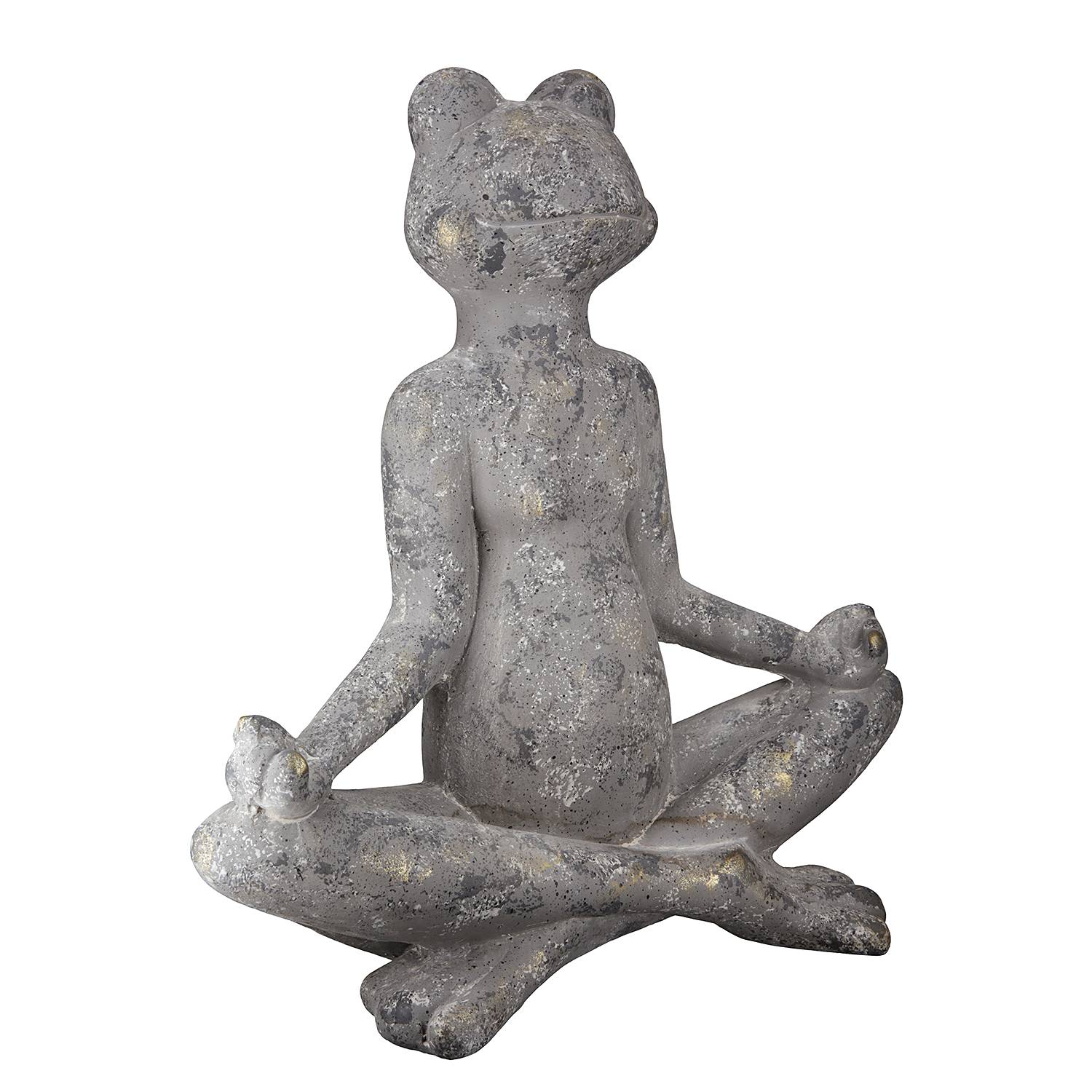 Skulptur Frosch Yoga von GILDE