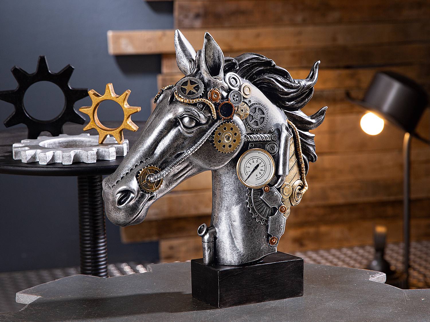 Skulptur Steampunk Horse von GILDE