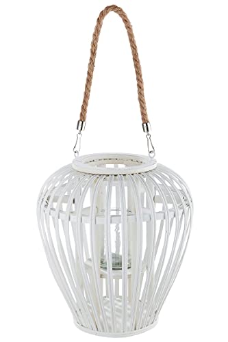 Wunderschöne Dekoleuchte Windlicht Holz Weide Laterne bauchig 50cm hoch Wunderschöne Dekoleuchte Windlicht Holz Weide Laterne bauchig 50cm hoch von GILDE