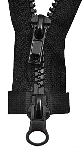 GIM Starker 2 Wege Reißverschluß Kunststoff 8 mm 70 cm z.B. für Motorradjacke, Arbeitsjacken, Winterjacken u.s.w. n GIM Starker 2 Wege Reißverschluß Kunststoff 8 mm 70 cm z.B. für Motorradjacke, Arbeitsjacken, Winterjacken u.s.w. n von GIM