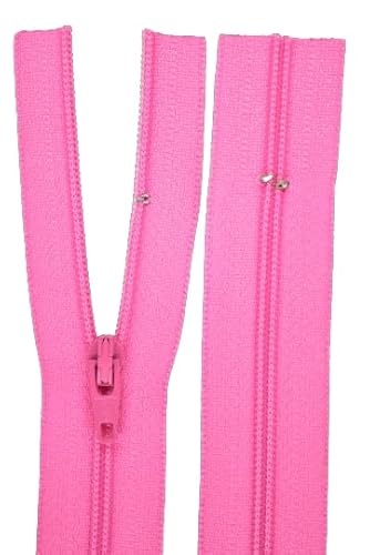 Reißverschluss rosa für Bettwäsche Kopfkissen Bettbezüge schließbare Länge 135 cm von GIM