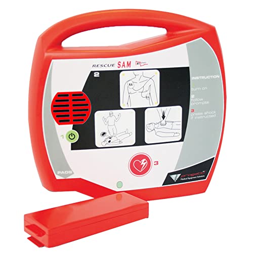 Rescue Sam AED - Halbautomatischer externer Defibrillator für den öffentlichen Gebrauch durch unerfahrene Personen; bietet Sprachanweisungen auf Italienisch an, 33426 Rescue Sam AED - Halbautomatischer externer Defibrillator für den öffentlichen Gebrauch durch unerfahrene Personen; bietet Sprachanweisungen auf Italienisch an, 33426 von GIMA