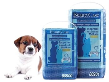 Beauty Case - Fußmatten für Haustiere mit super saugfähigen Polymeren in der Innenschicht aus Zellulose, 60 x 90, 80901 von GIMA