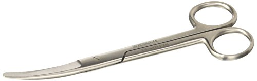 Gima - Gebogene Chirurgische Schere, Spitze/Stumpfe Ende, Länge 16 cm, aus Edelstahl von GIMA