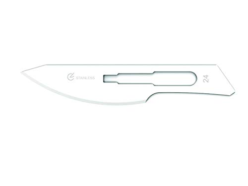 GIMA - Sterile Einwegklinge, aus Edelstahl, Nr. 24, 100er-Pack, 27028 GIMA - Sterile Einwegklinge, aus Edelstahl, Nr. 24, 100er-Pack, 27028 von GIMA