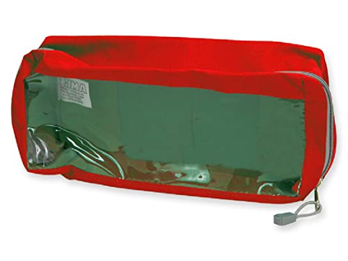 GIMA 27184 E2 RECHTECKIGEN Tasche mit Fenster, Rot von GIMA