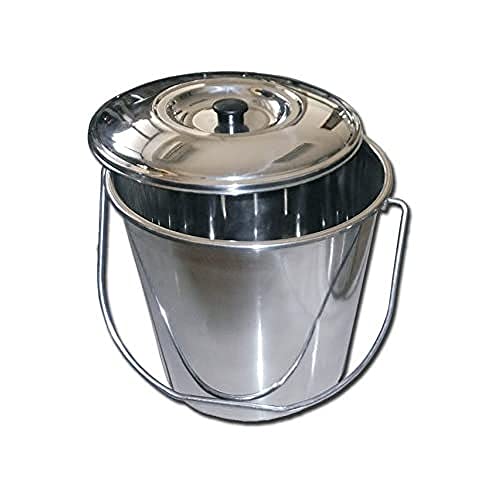 GIMA UPL-116A Edelstahl Eimer mit Deckel, 12 L GIMA UPL-116A Edelstahl Eimer mit Deckel, 12 L von GIMA